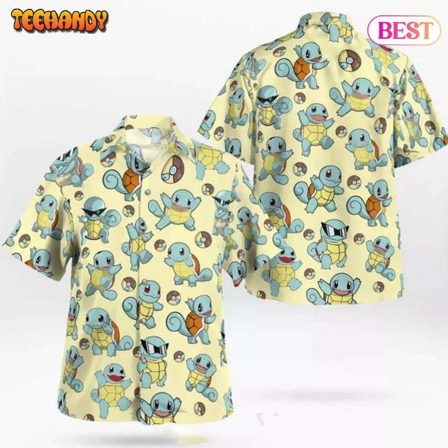 Squirtle Swag Pokeball Hawaiian Shirt