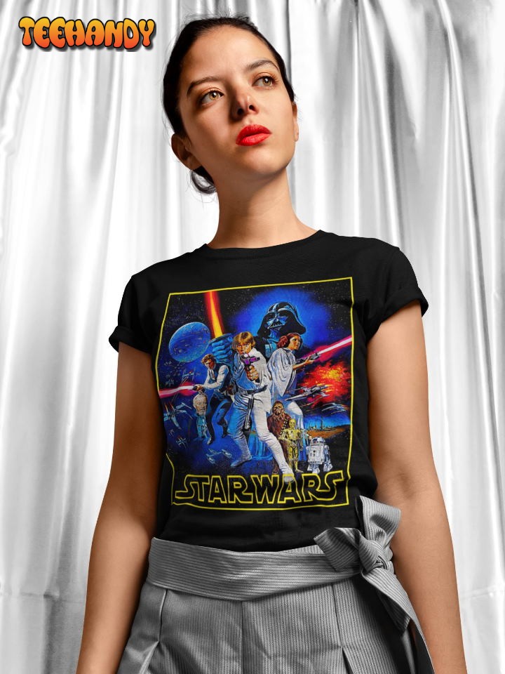 Star Wars Soft T-Shirt, Star Wars Fan Art Graphic T Shirt