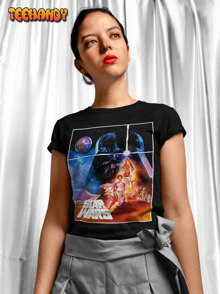 Star Wars Soft T-Shirt, Star Wars Movie Poster T Shirt