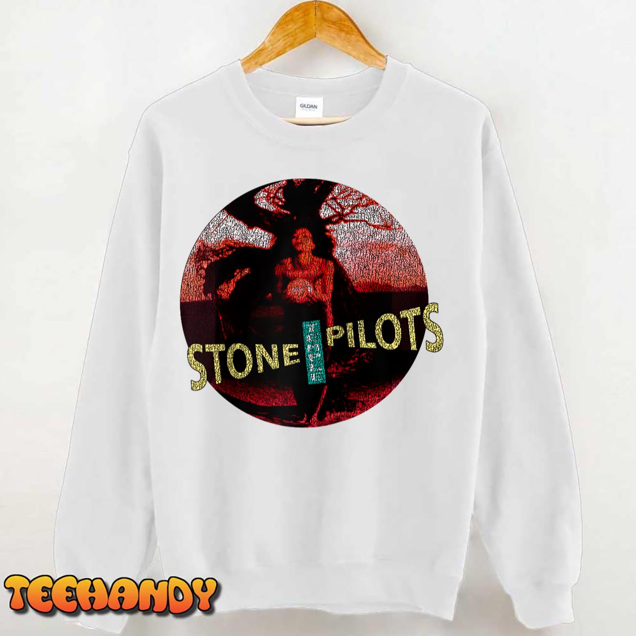 Stone Temple Pilots – Core Circle on White Raglan Baseball T Shirt