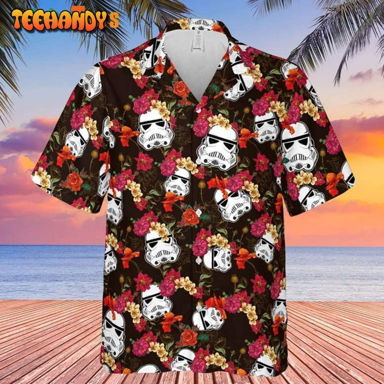 Stormtrooper Floral Pattern Star Wars Hawaiian Shirt