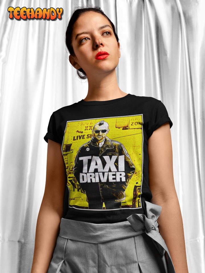 Taxi Driver Movie Poster T Shirt, 70’s Movie Nostalgia T Shirt