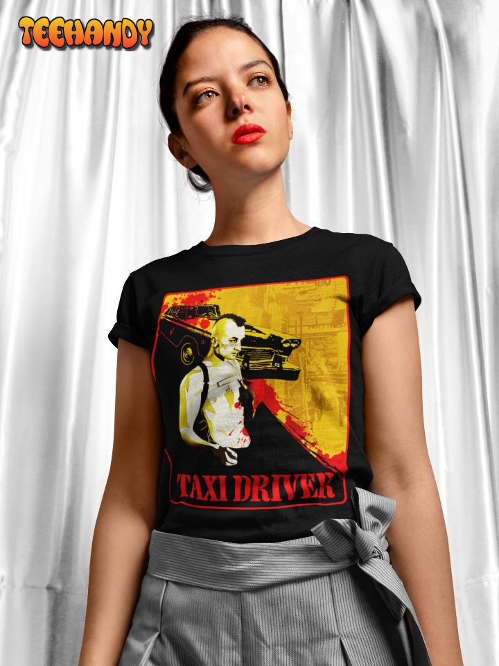 Taxi Driver Movie Soft Poster T Shirt, 70’s Movie Vintage T Shirt