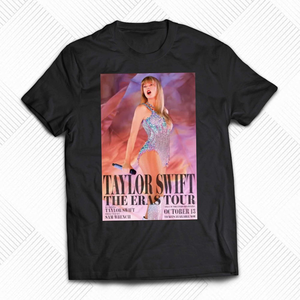 Taylor Swift The Eras Tour Movie Poster Oct 13 The Exorswift T-shirt