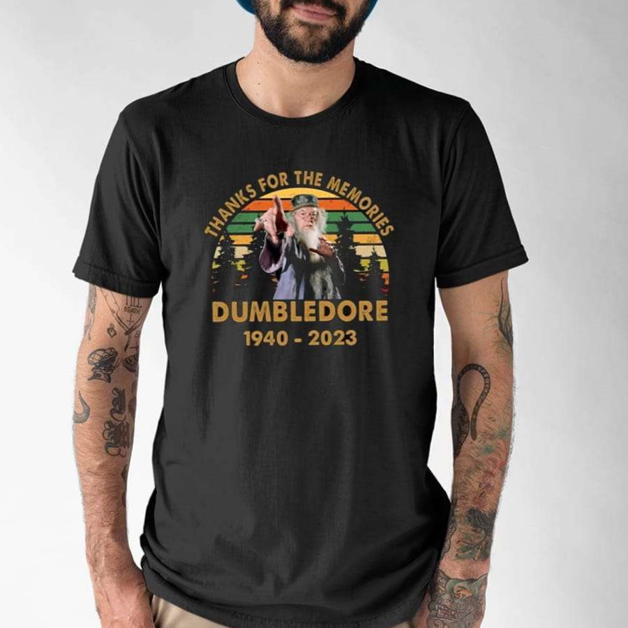 Thanks For The Memories Dumbledore 1940-2023 Shirt