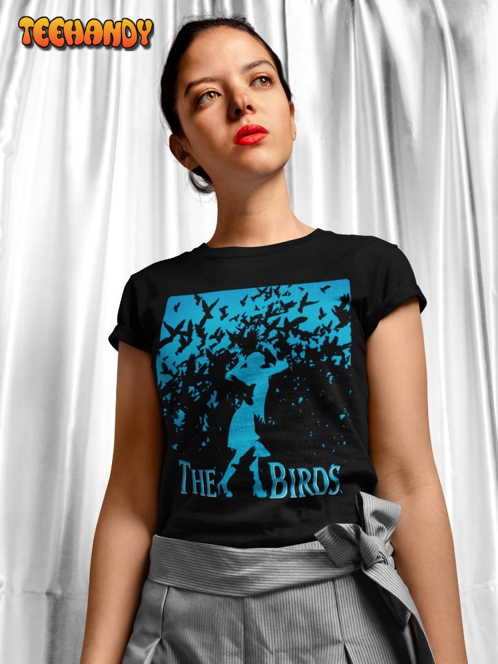 The Birds Movie Soft T-Shirt, The Birds Poster T Shirt