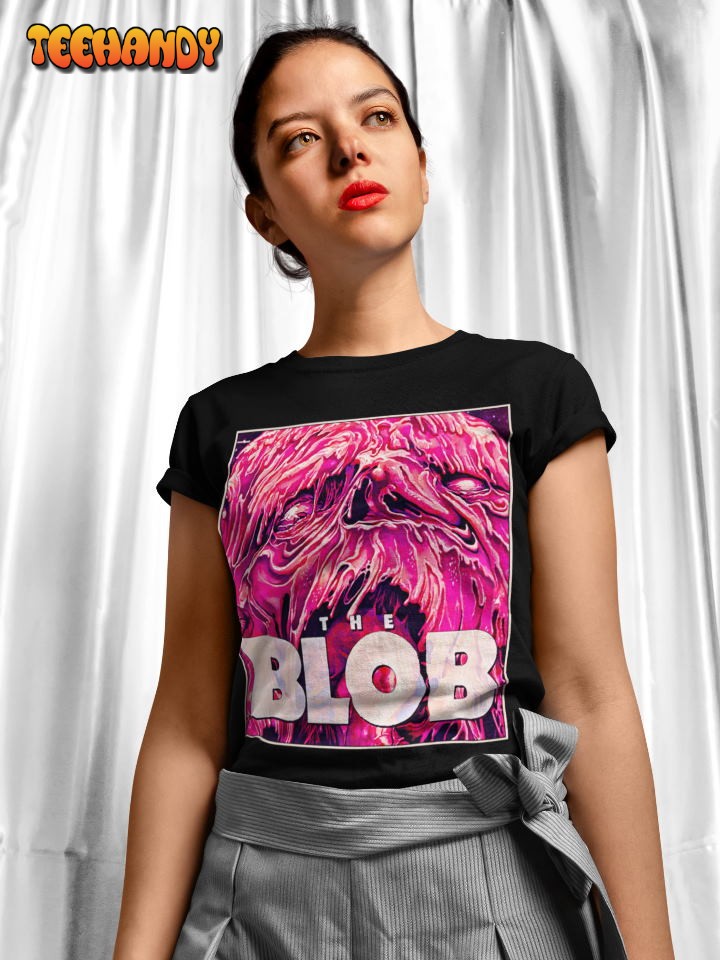 The Blob Soft T-Shirt, The Blob Movie Poster Shirt, 80s Horror Graphic T Shirt