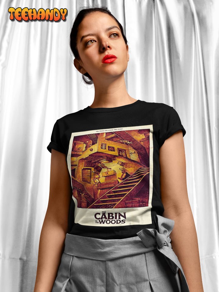 The Cabin in the Woods Soft T-Shirt, The Cabin in the Woods Movie Poster T Shirt