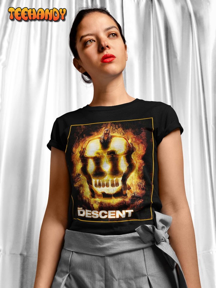 The Descent Movie Poster Shirt, Stylized Horror Graphic T Shirt