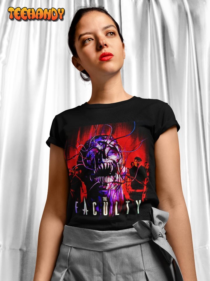 The Faculty Movie Poster T Shirt, Vintage 90s Horror Graphic T Shirt