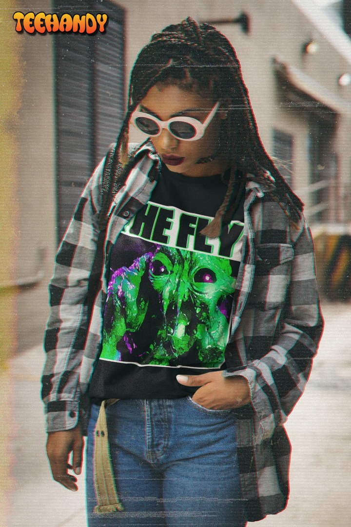 The Fly Movie Poster Style Soft T Shirt, Vintage The Fly 80s Movie T-Shirt