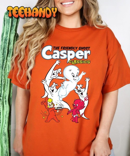 The Friendly Ghost Casper Classics Sweatshirt, Halloween Spooky T-Shirt