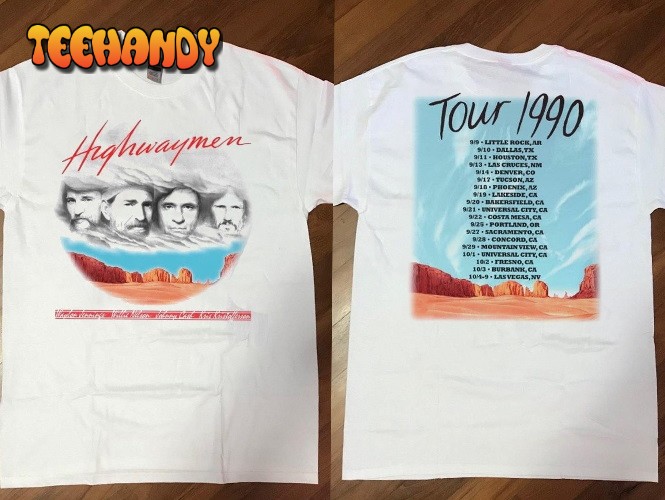 The Highwaymen 1990 Kick Off Concert Tour T-Shirt