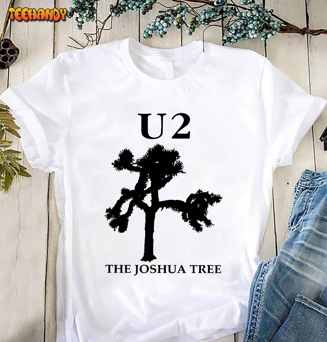 The Joshua Tree U2 Band T-Shirt, U2 Band 80s Music Shirt