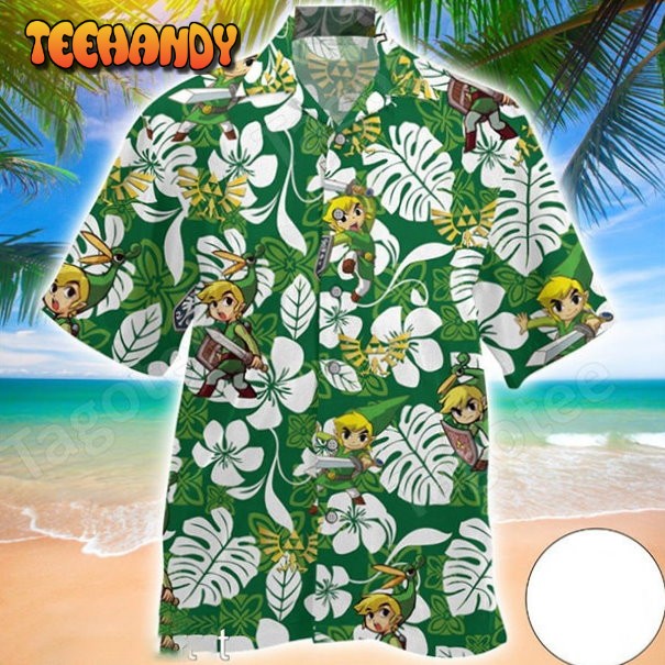 The Legend Of Zelda Hawaii Shirt Summer Button Up Shirt