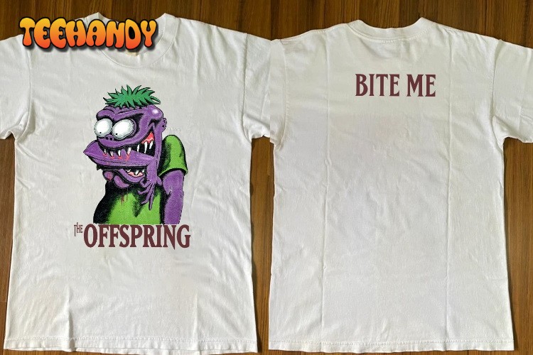 The Offspring Bite Me 1995 T-Shirt, 90s The Offspring Bite Me Shirt