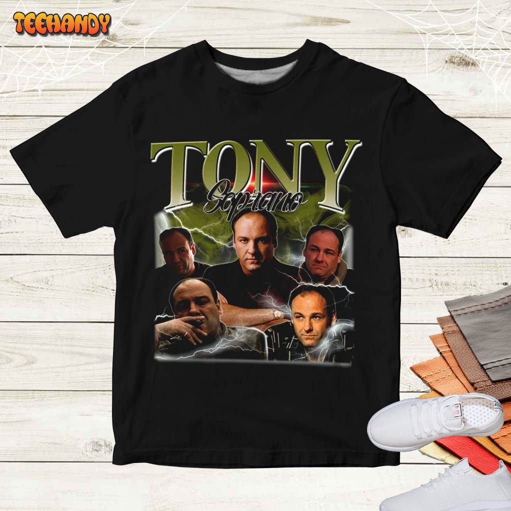 Tony Soprano Homage T shirt Vintage Tony Soprano T Shirt