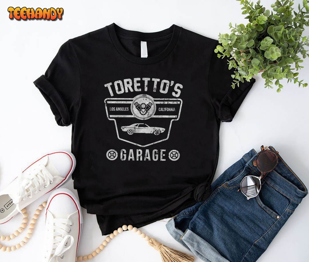 Toretto’s Garage T-Shirt Fast And Furious Muscle Car  T Shirt