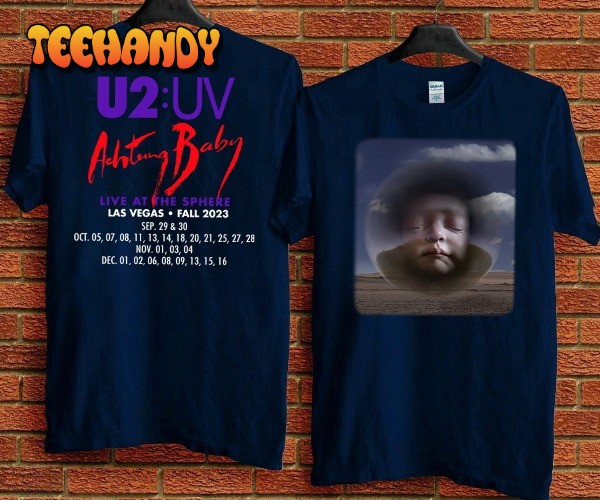 U2 Achtung Baby Live at Sphere Tour 2023 T-Shirt