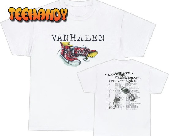 Van Halen 1993 Right Here Right Now World Tour Shirt