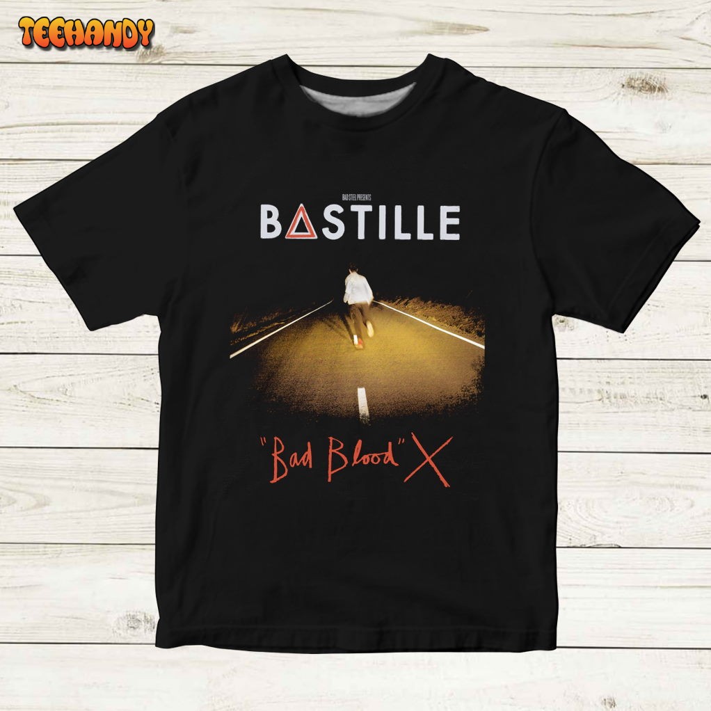 Vintage Bastille 2023 Tour Shirt, Bastille Bad Blood Album Cover Shirt