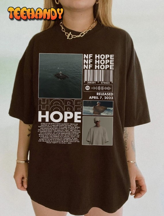 Vintage NF Rapper T-Shirt, NF Hope Tour 2023 Concert Shirt