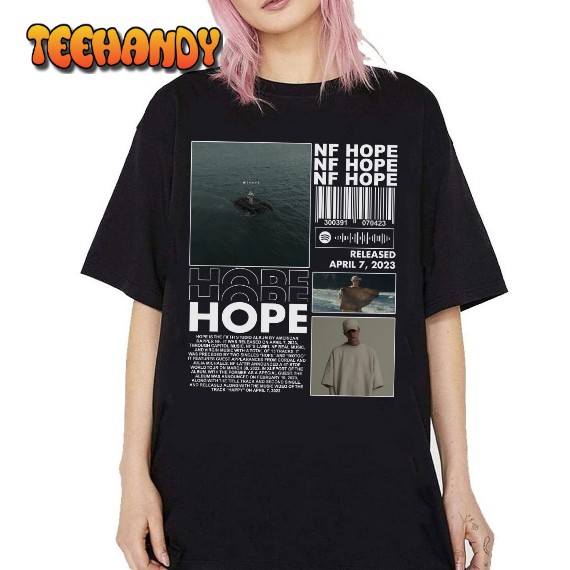 Vintage NF Rapper T-Shirt, NF Hope Tour 2023 Concert Shirt