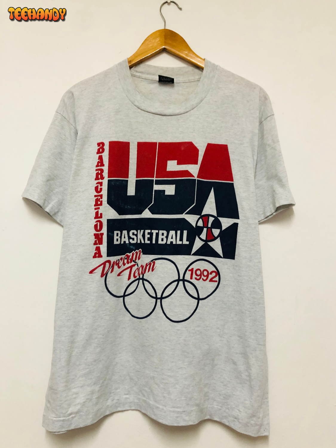 Vintage Original 90s USA Basketball Team 1992 Barcelona T-Shirt