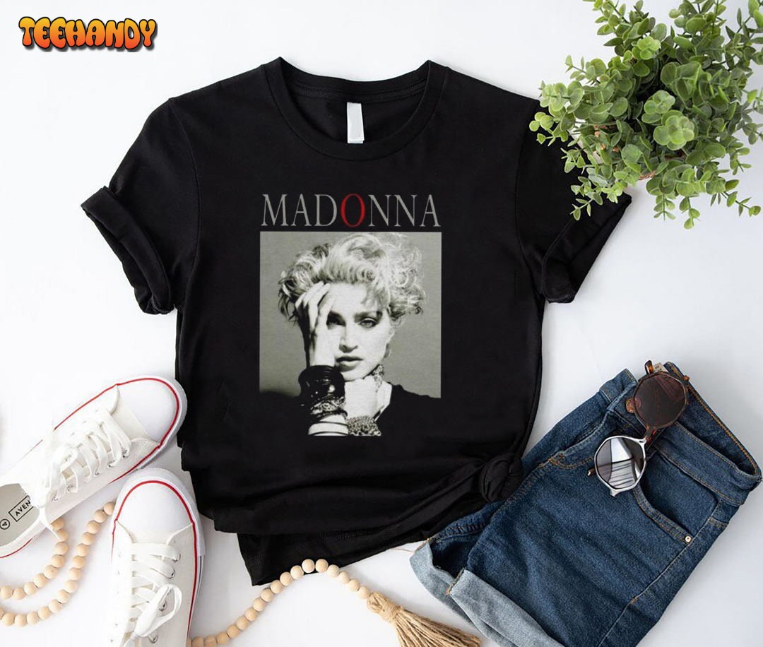 Young Madonna Homage Shirt, Madonna Queen Of Pop Shirt