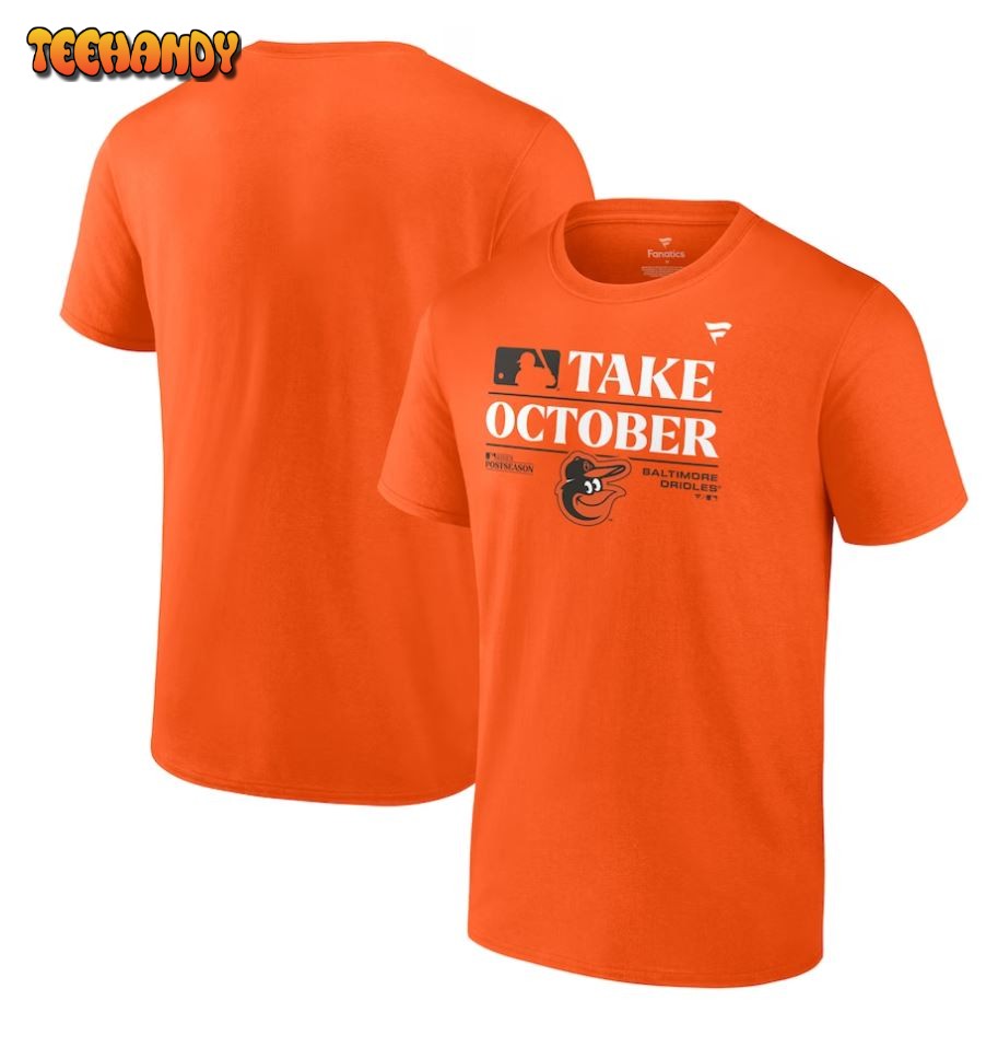 Youth Baltimore Orioles Take October 2023 Postseason Locker Room T-Shirt