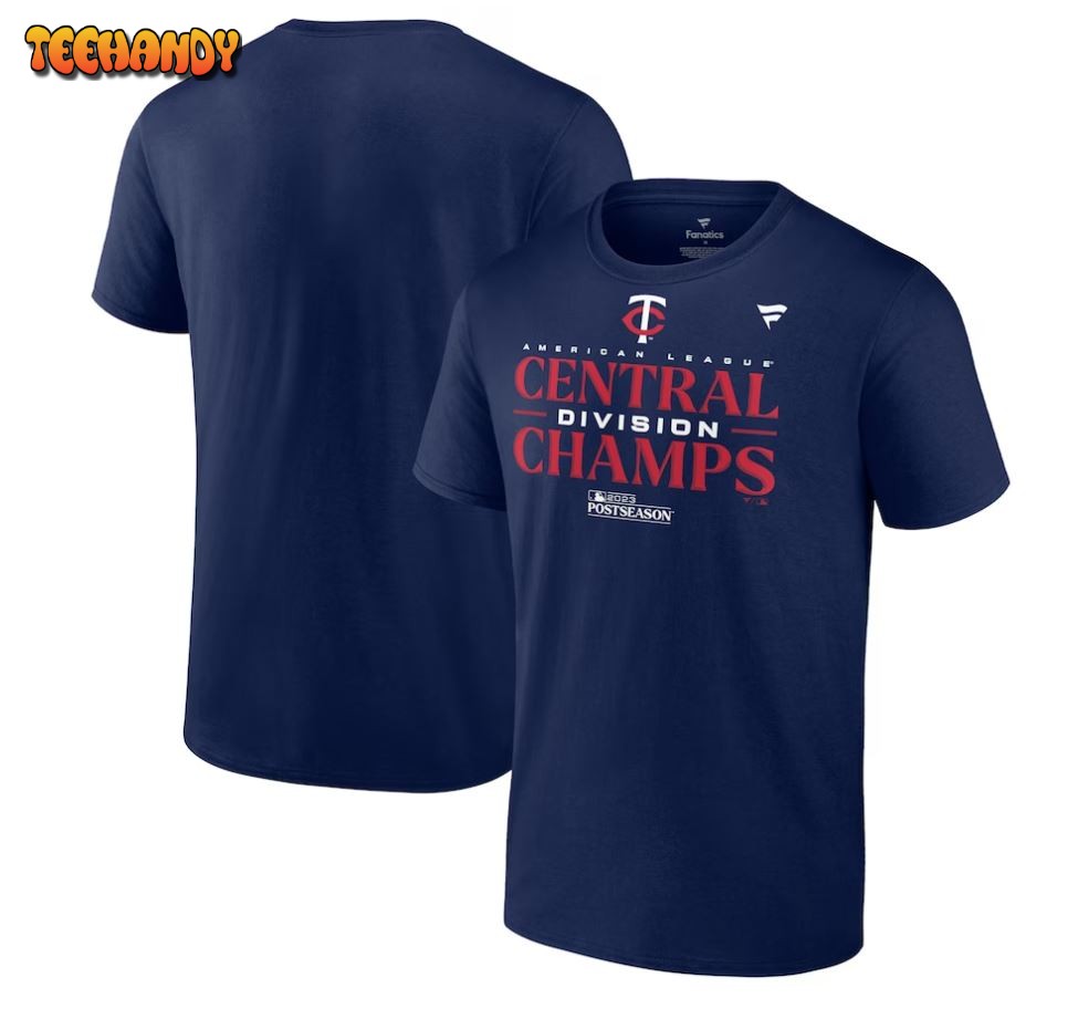 Youth Minnesota Twins 2023 AL Central Division Champions Locker Room T-Shirt