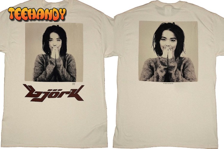 1993 Björk Debut Album T-Shirt, Bjork Tour 1993 T-Shirt, Bjork T-Shirt
