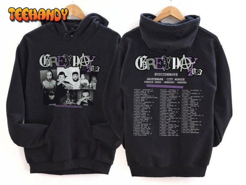 2-SIDES Grey Day Tour 2023 Shirt, Music Tour 2023 Sweashirt