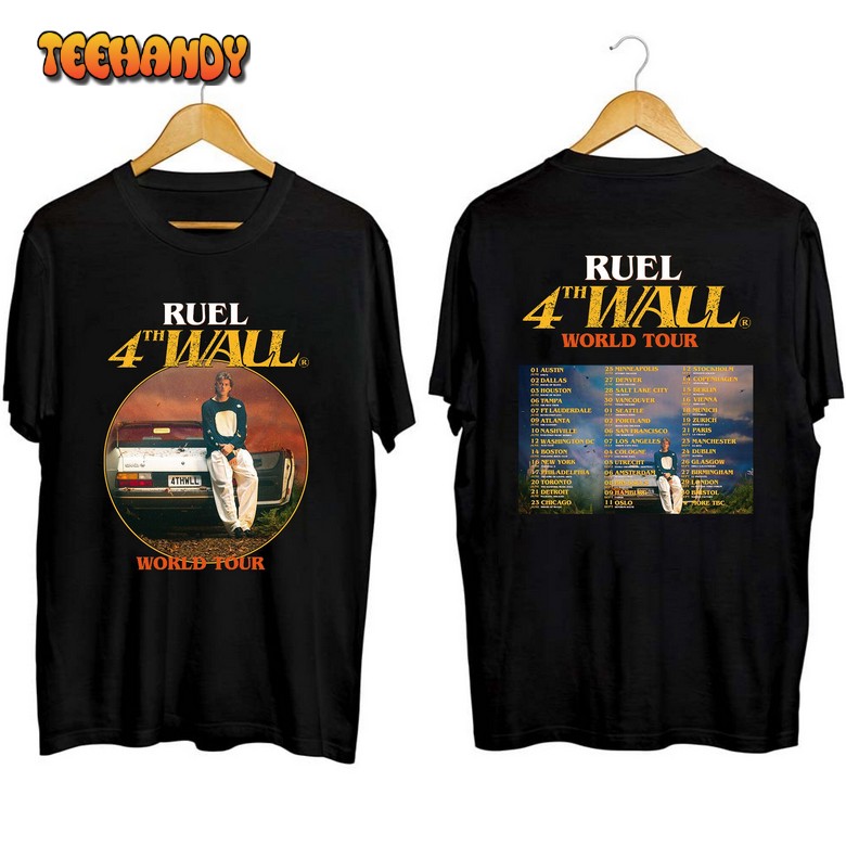 4th Wall Album, Ruel 4th Wall World Tour 2023 90s Hip Hop Music T Shirt
