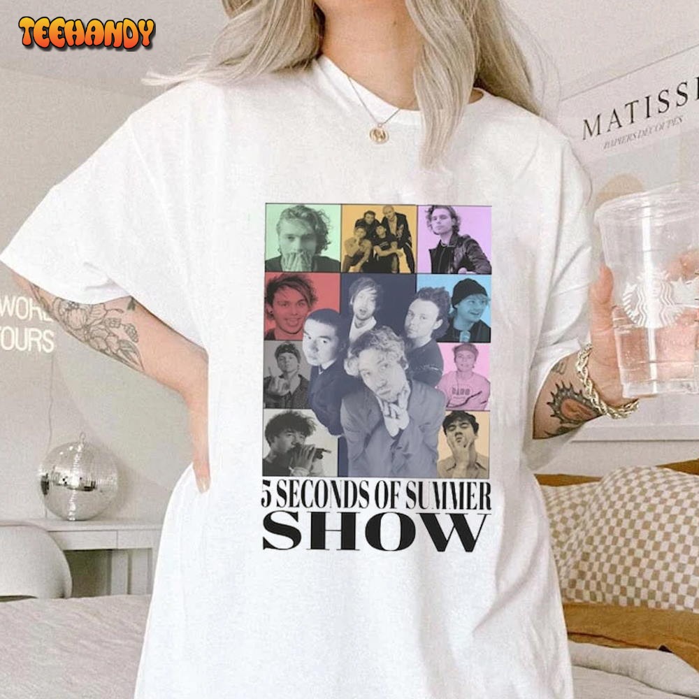 5 Seconds Of Summer Y2K Merch Vintage The Show 2023 Tour Sweatshirt