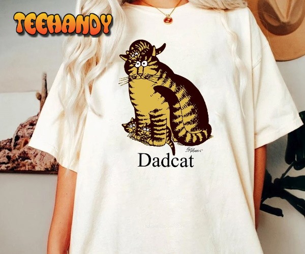 80s Dadcat T-Shirt, Kliban Dad Cat Sweatshirt, Vintage Crazy T-Shirt