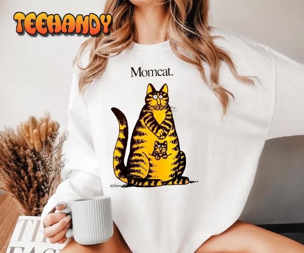 80s  Mom Cat Crazy T-Shirt, Kliban Mom Cat Sweatshirt