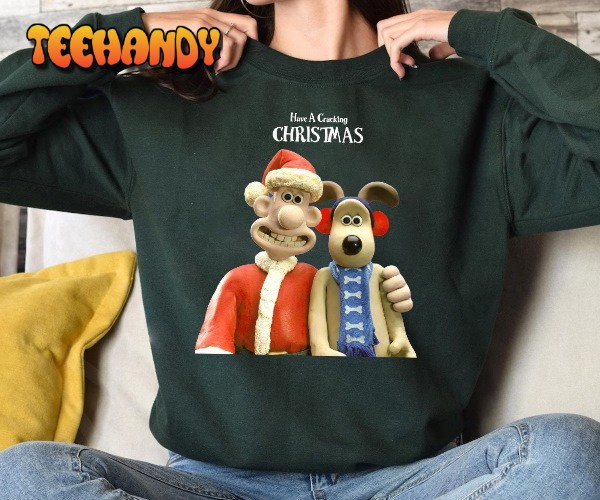 90s Tu Wallace and Gromit Have A Cracking Christmas Sweatshirt