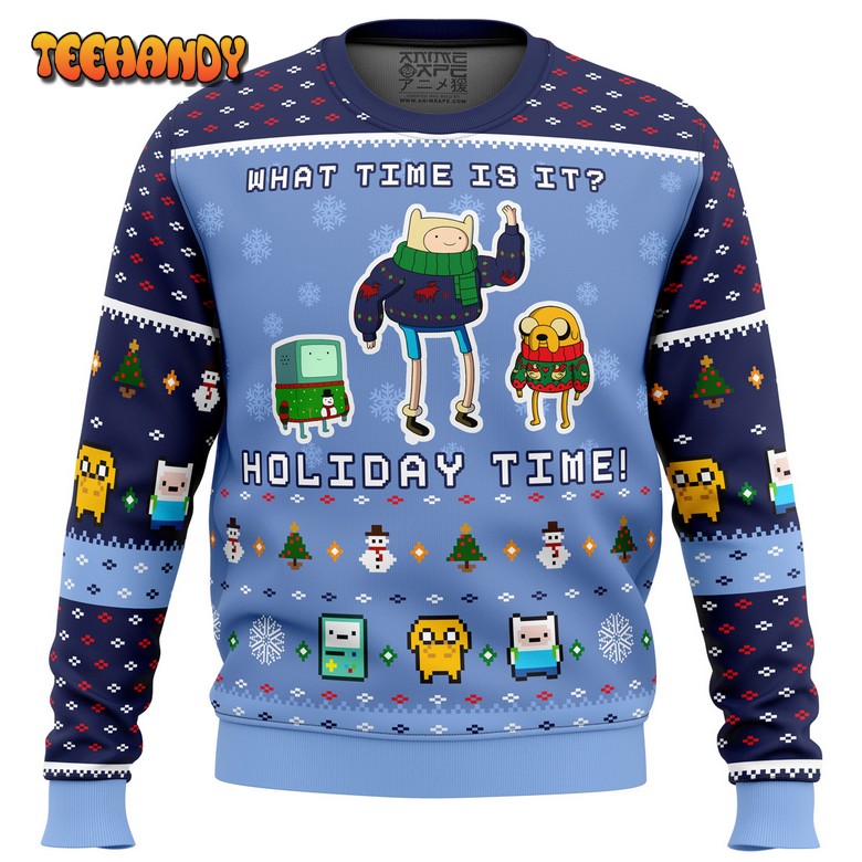 Adventure Time Christmas Time Ugly Christmas Sweater