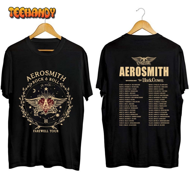 Aerosmith 2023 2024 Peace Out Farewell Tour with The Black Crowes Tour Sweashirt