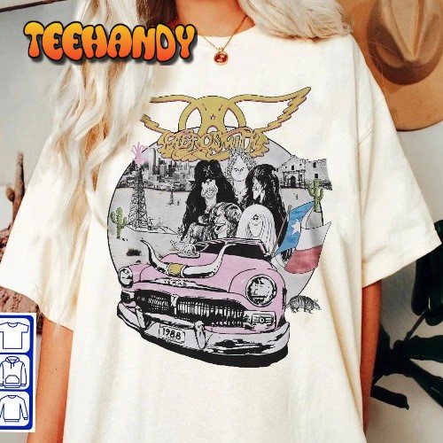 Aerosmith Music Shirt, Vintage Merch Aerosmith Farewell Tour Shirt