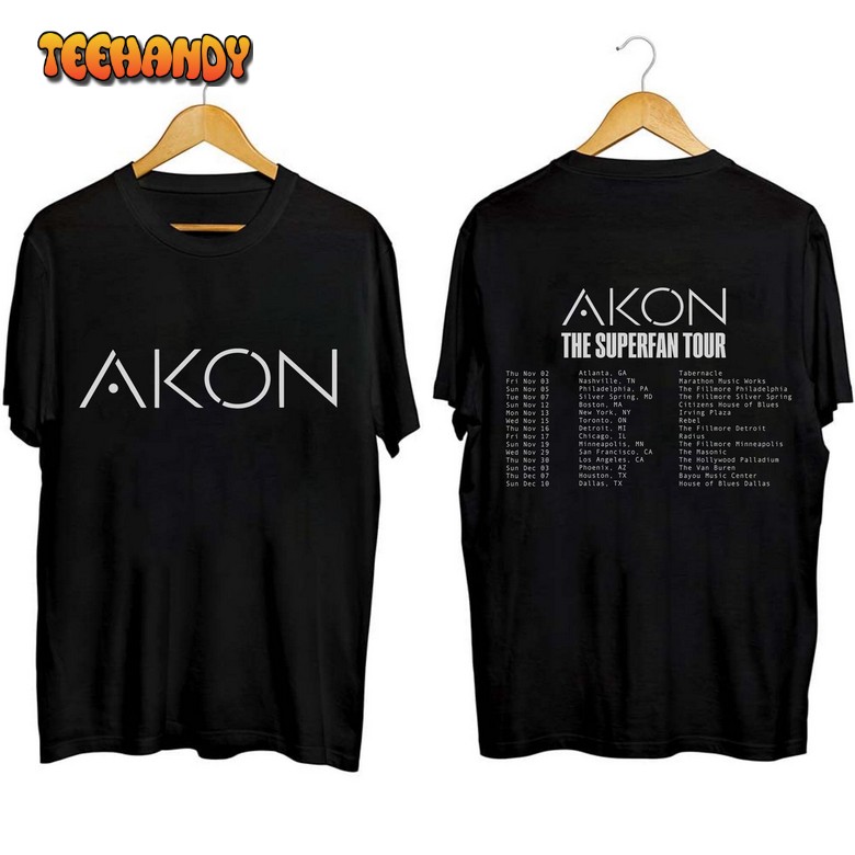 Akon The Superfan Tour 2023 Shirt, Akon 2023 Concert T Shirt Sweashirt