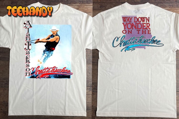 Alan Jackson Way Down Yonder On The Chattahoochee Tour 1992 T-Shirt