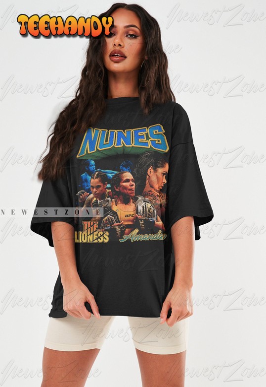 Amanda Nunes T-Shirt Brazilian Professional Fighter Fans Vintage Graphic Sweashirt