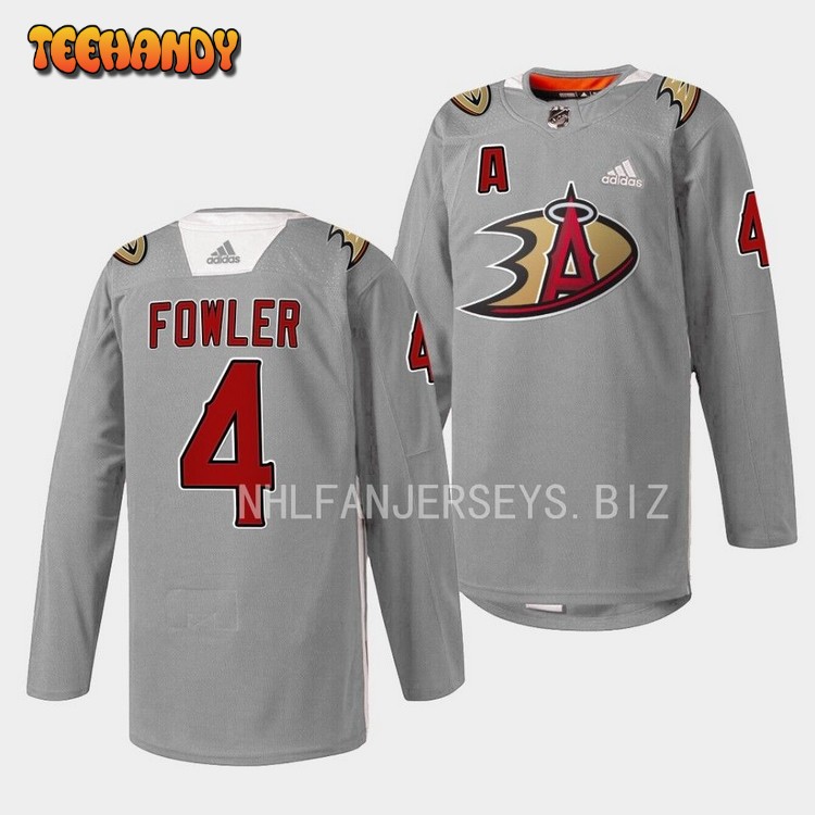 Anaheim Ducks Cam Fowler 2023 Angels Night Gray Jersey