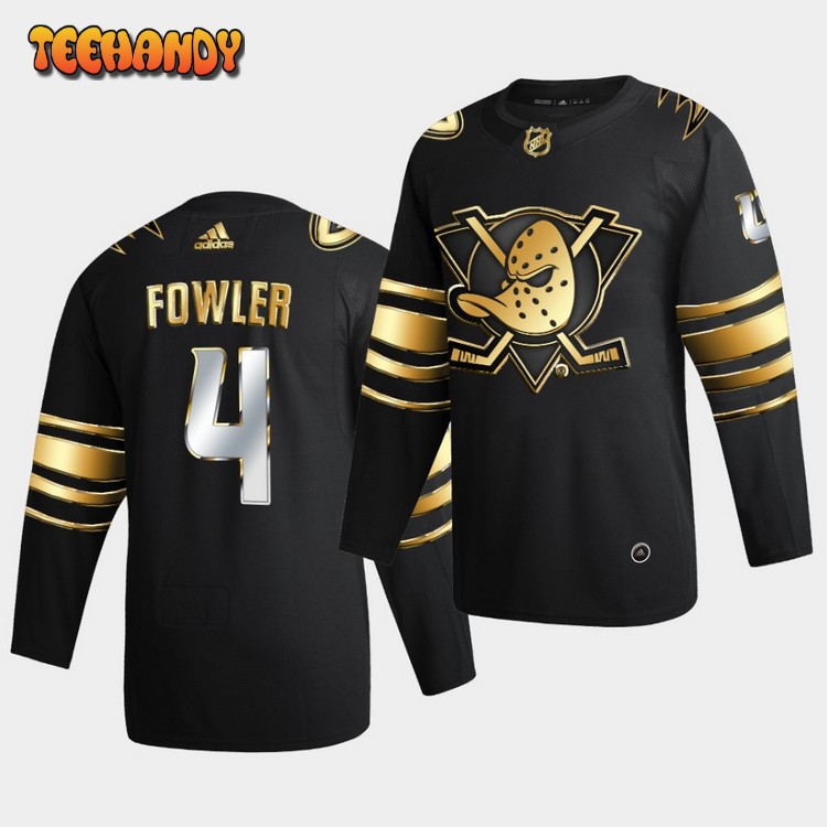 Anaheim Ducks Cam Fowler Golden Edition Limited Black Jersey