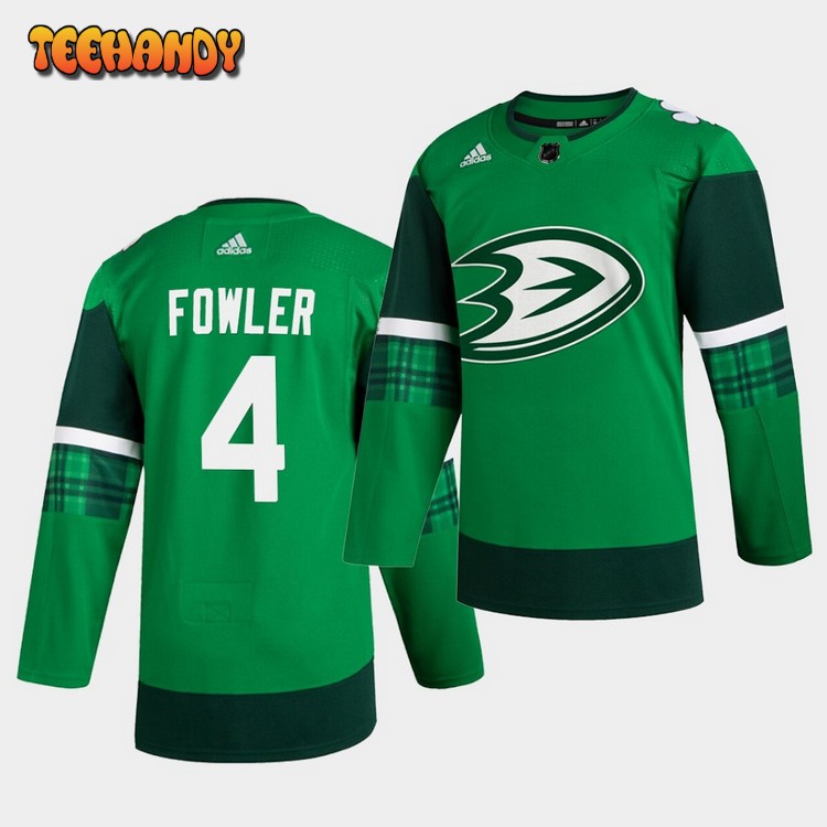 Anaheim Ducks Cam Fowler St. Patrick’s Day Player Green Jersey