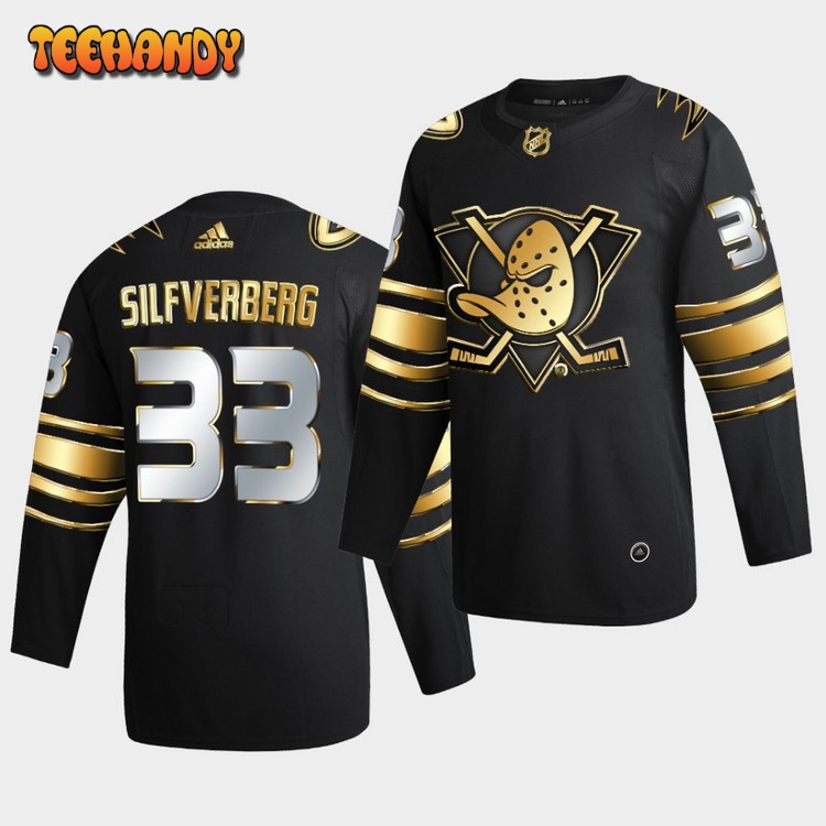 Anaheim Ducks Jakob Silfverberg Golden Edition Limited Black Jersey