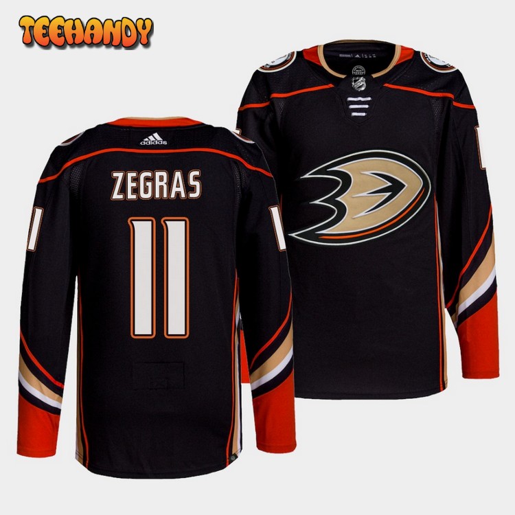 Anaheim Ducks Trevor Zegras Home Black Jersey