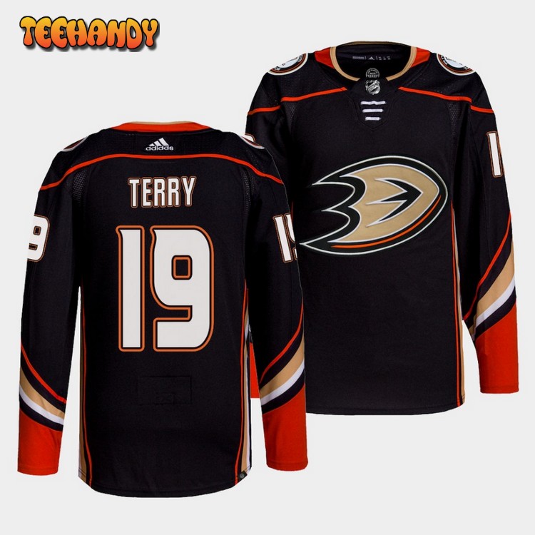 Anaheim Ducks Troy Terry Home Black Jersey